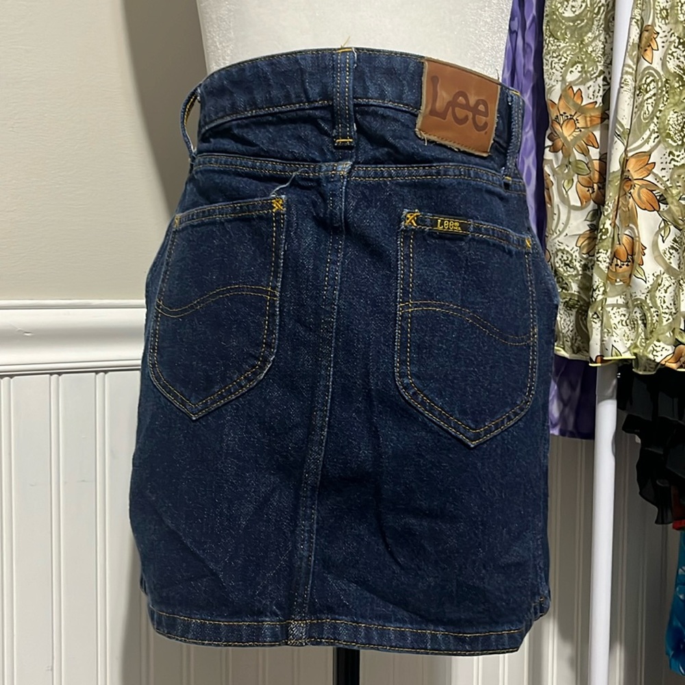 Lee Denim Mini Skirt